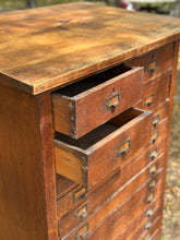 Load image into Gallery viewer, Fabulous Antique Map Blueprint cabinet