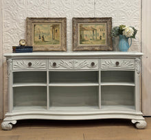 Load image into Gallery viewer, Sea Salt Console Buffet Bookcase