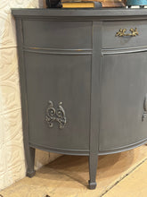 Load image into Gallery viewer, French Demilune cabinet with glass