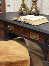 Load image into Gallery viewer, Sligh Brass Legged Desk with Chair
