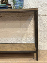 Load image into Gallery viewer, Modern Wood and Metal Console Table