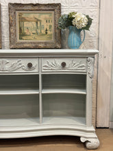 Load image into Gallery viewer, Sea Salt Console Buffet Bookcase