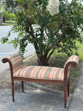 Load image into Gallery viewer, Vintage Custom Upholstered Bench