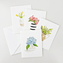 Load image into Gallery viewer, Flower notecards set