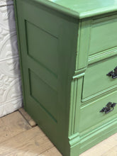 Load image into Gallery viewer, Antique Four Drawer  Chest with Mirror