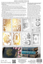 Load image into Gallery viewer, IOD Gilded Transfer | 8 Pages | 8” x 12” | Gold &amp; Silver
