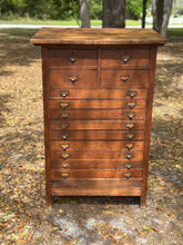 Load image into Gallery viewer, Fabulous Antique Map Blueprint cabinet