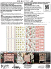 Load image into Gallery viewer, IOD Lattice Rose Paint Inlay