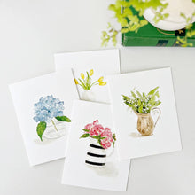 Load image into Gallery viewer, Flower notecards set