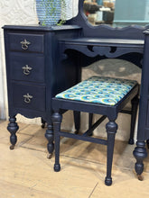 Load image into Gallery viewer, Antique Vanity Dressing Table with Stool