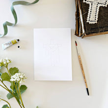 Load image into Gallery viewer, He is risen paintable notecards