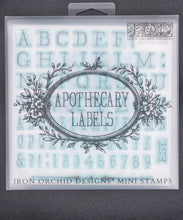 Load image into Gallery viewer, IOD Apothecary Labels 6x6 stamp