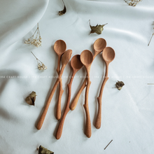 Load image into Gallery viewer, Branch Tree Wooden Spoon - Kitchen Serving Utensils