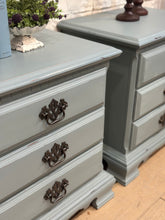 Load image into Gallery viewer, Pair of Blue Nightstands