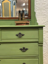 Load image into Gallery viewer, Antique Four Drawer  Chest with Mirror