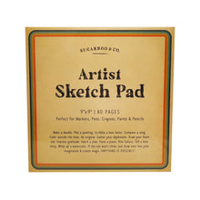Load image into Gallery viewer, 9"x9" Artist Sketch Pad