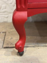Load image into Gallery viewer, Vintage Red Dresser Chest