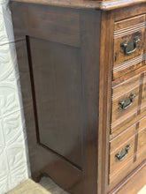 Load image into Gallery viewer, Antique Eastlake chest with Marble and Mirror