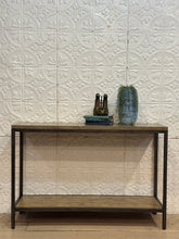 Load image into Gallery viewer, Modern Wood and Metal Console Table