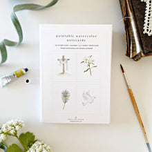 Load image into Gallery viewer, He is risen paintable notecards