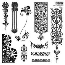 Load image into Gallery viewer, The Connoisseur’s Library
IOD Stamp | 6” x 6” | Four Sheet Boxed Set