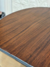 Load image into Gallery viewer, Antique Flip Top Demilune Table
