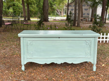 Load image into Gallery viewer, Vintage Cavalier Cedar Chest Trunk