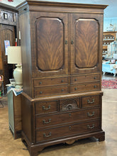 Load image into Gallery viewer, Stunning Drexel Flame Mahogany Gentleman’s Chest