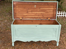Load image into Gallery viewer, Vintage Cavalier Cedar Chest Trunk