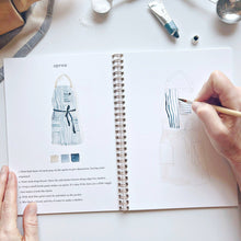 Load image into Gallery viewer, Baking watercolor workbook