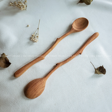 Load image into Gallery viewer, Branch Tree Wooden Spoon - Kitchen Serving Utensils