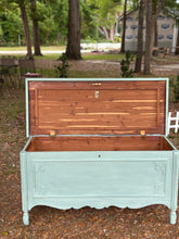 Load image into Gallery viewer, Vintage Cavalier Cedar Chest Trunk