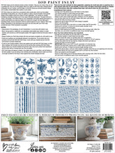 Load image into Gallery viewer, Delft Traditions Azure IOD Paint Inlay 12 x 16 Pad