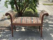 Load image into Gallery viewer, Vintage Custom Upholstered Bench
