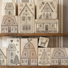 Load image into Gallery viewer, Gingerbread Lane
Stamp | 12” x 12” | Single Sheet with Masks