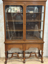Load image into Gallery viewer, Antique Oak China Cabinet