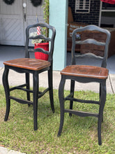 Load image into Gallery viewer, Set of 2 Bar Height Bar Stools
