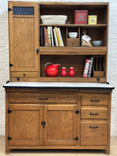 Load image into Gallery viewer, Antique Hoosier Kitchen Cupboard