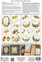 Load image into Gallery viewer, IOD Lover of Flowers 8x 12 transfer Pad