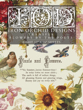 Load image into Gallery viewer, Flowers by the Poets
IOD Transfer | 8 Pages | 12” x 16” | Full Color