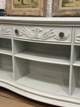 Load image into Gallery viewer, Sea Salt Console Buffet Bookcase