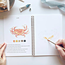 Load image into Gallery viewer, Emily Lex Seaside watercolor workbook