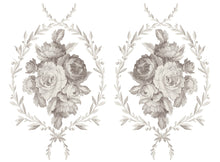 Load image into Gallery viewer, IOD Trompe L’Oeil Laurel Grey Paint Inlay