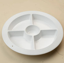 Load image into Gallery viewer, pinstripes melamine divided dish