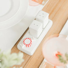 Load image into Gallery viewer, pinstripes salt &amp; pepper shakers