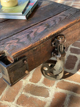 Load image into Gallery viewer, Vintage Railroad Factory Cart Coffee table