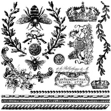 Load image into Gallery viewer, Queen Bee 12 x 12 IOD Decor Stamps