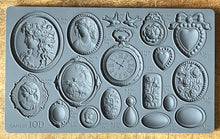 Load image into Gallery viewer, Cameos 6 x 10 IOD Decor Mould