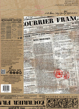 Load image into Gallery viewer, Le Courrier 12 x 12 Stamp