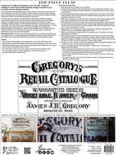 Load image into Gallery viewer, Gregory’s Catalogue IOD Paint inlay